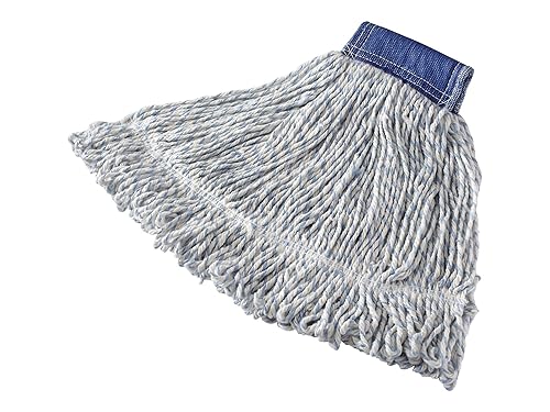 Rubbermaid Commercial Super Stitch Finish Mop, Medium, White