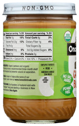 Once Again Organic Creamy Cashew Butter, 16oz - Unsweetened - USDA Organic, Gluten free Certified, Vegan, Kosher, Peanut Free - Glass Jar… (1 Jar)