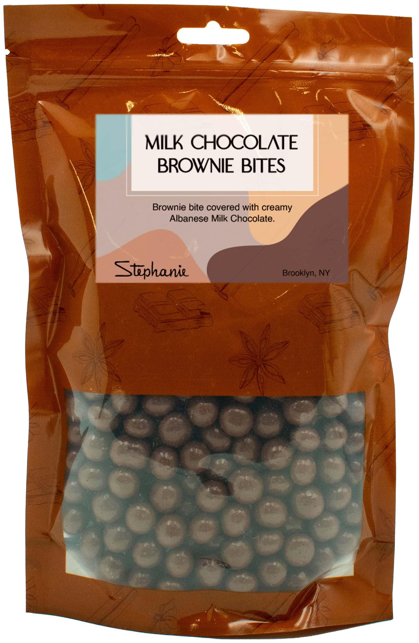 Handmade Milk Chocolate Dipped Brownie Balls 2 lbs