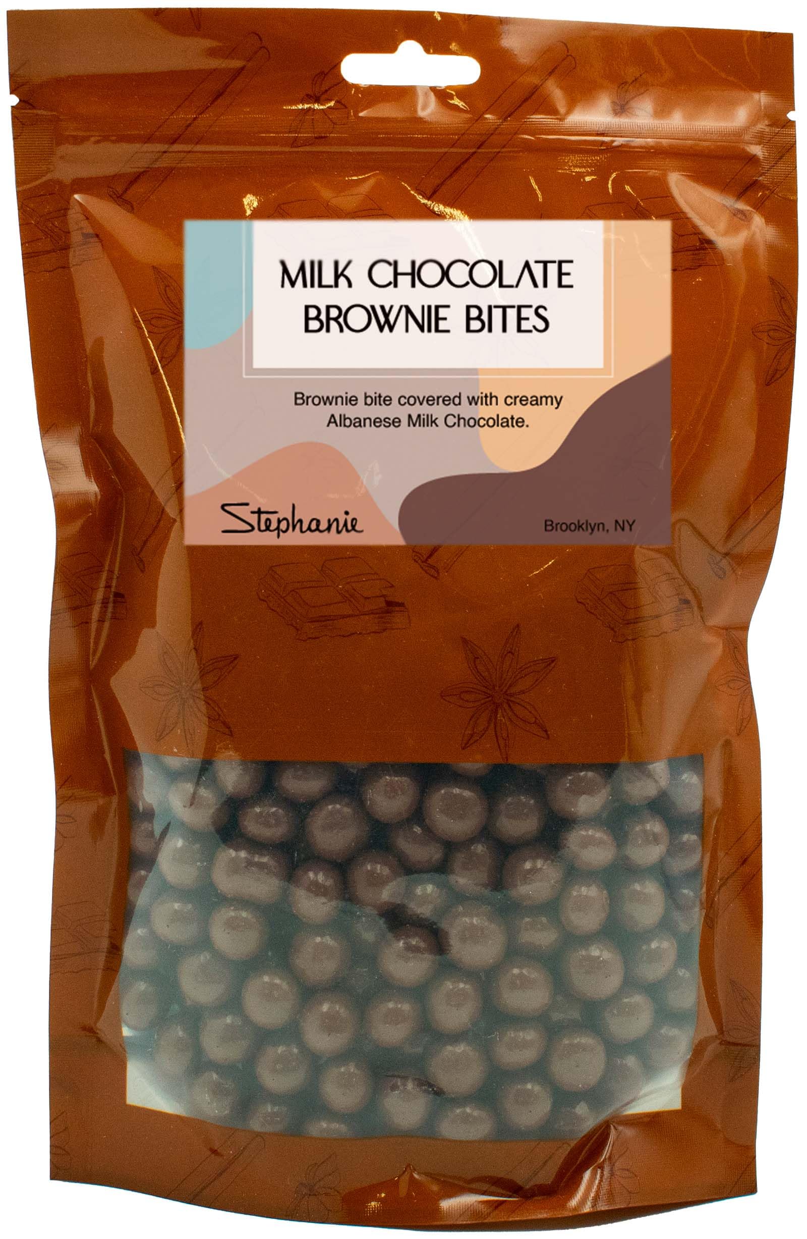 Handmade Milk Chocolate Dipped Brownie Balls 2 lbs