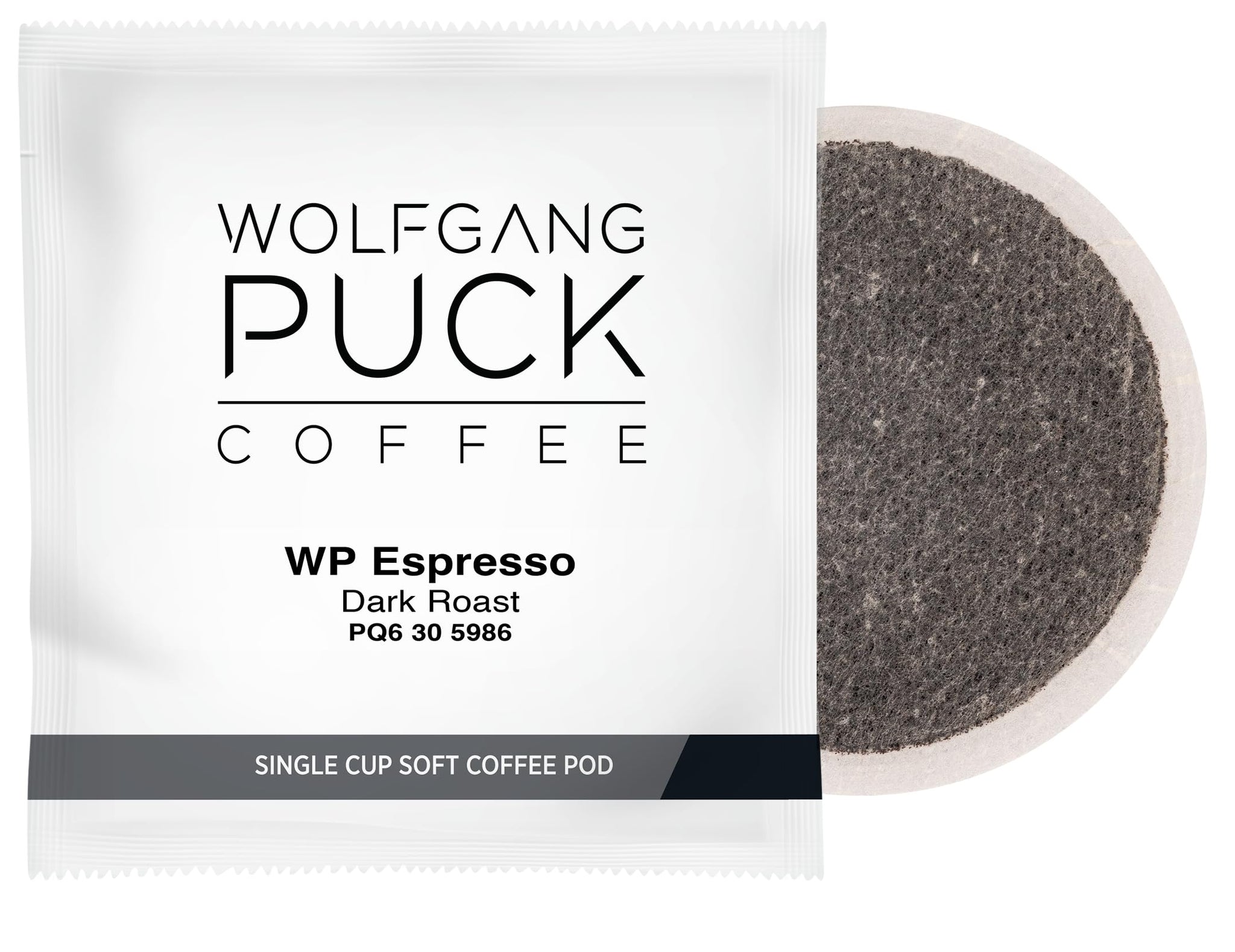 Wolfgang Puck Coffee, Espresso, 9.5 Gram Soft Pods, 18 Count (Pack of 1)