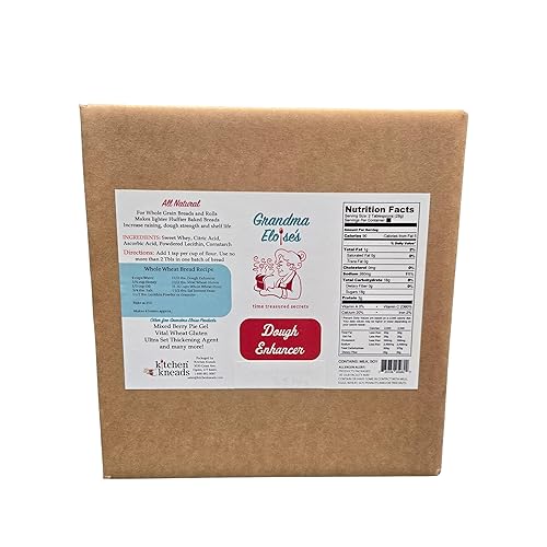 Grandma Eloise’s Dough Conditioner for Bread Baking - 25 LB - Improves Rise, Texture & Shelf Life - Makes Soft, Fluffy Whole Wheat & White Bread