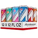Accelerator Energy Drink, Ultimate Variety Pack 12oz can (12 pack), Zero Sugar, Sustained Energy from 100% Natural Caffeine (200mg from Green Coffee