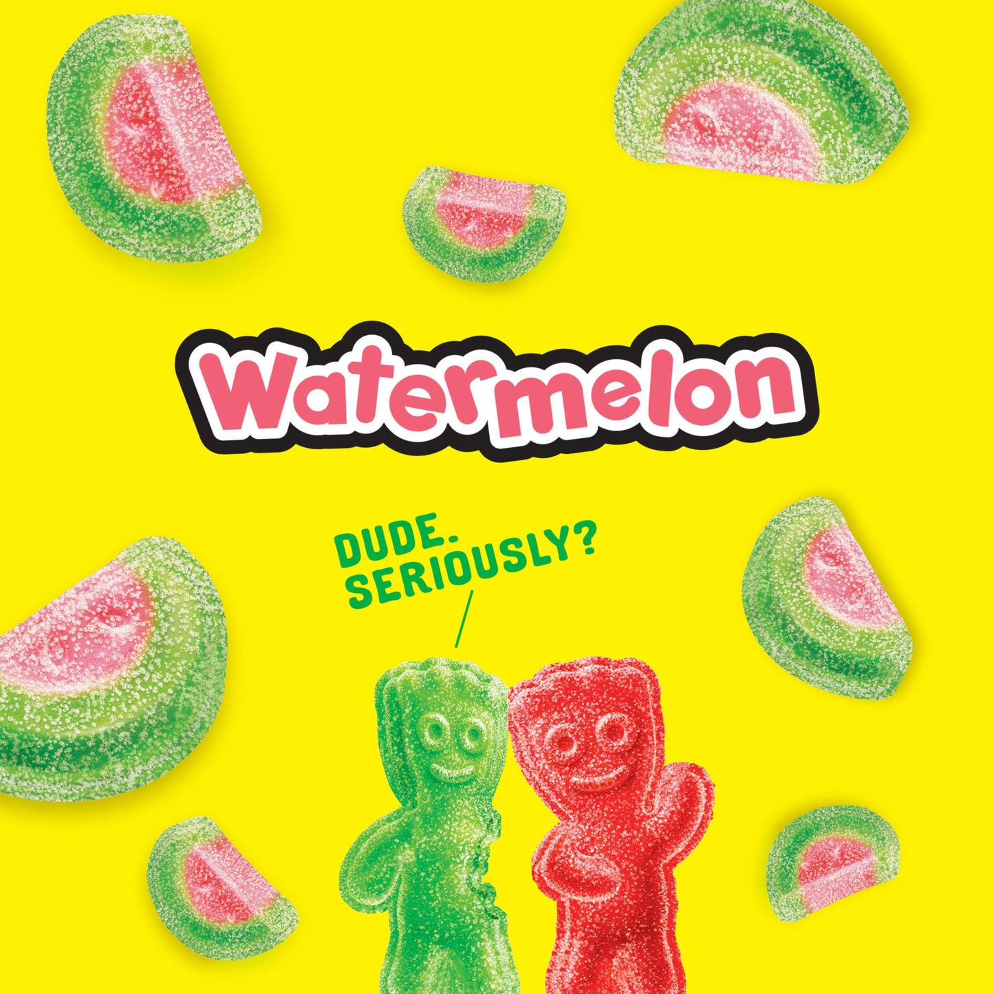 SOUR PATCH KIDS Watermelon Soft & Chewy Gummy Candy, King Size, Bulk Candy, 18 - 3.4 oz Bags