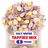 Salt Water Taffy - 1 Pound Bag - Saltwater Taffy - Salt Water Taffy Candy Individually Wrapped - Chewy Candy - Assorted Flavors - Old Fashioned