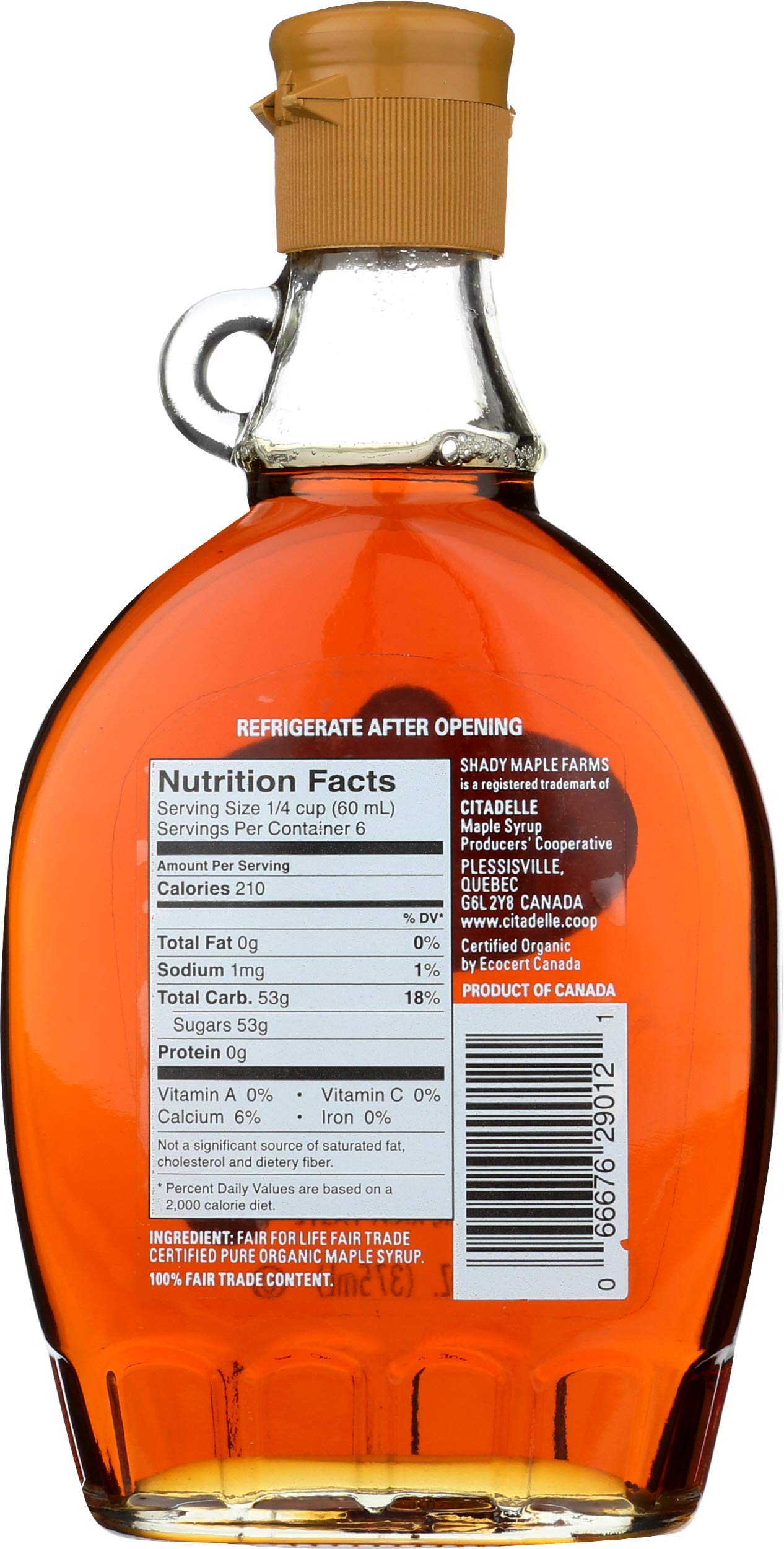 Shady Maple Farm Syrup, Rich Taste Organic, 12.7 oz
