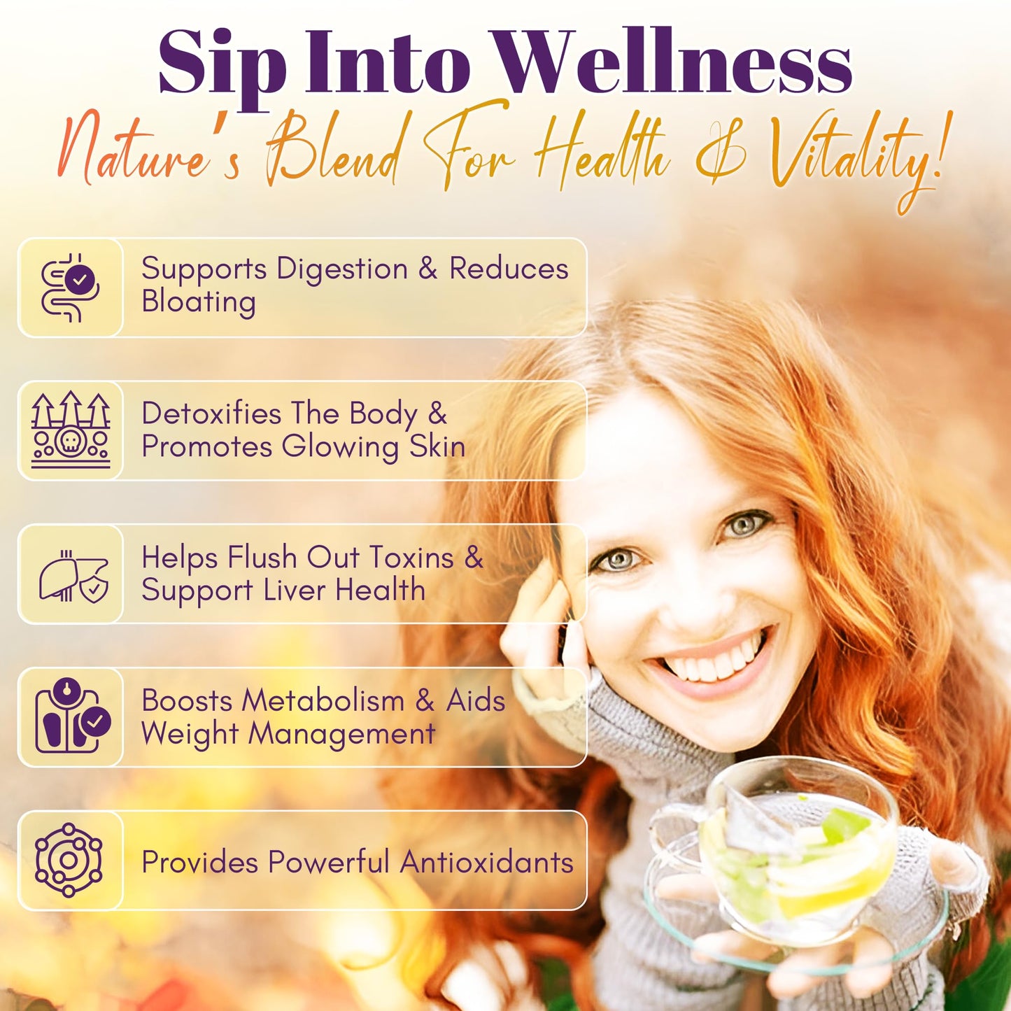 GN+Vida Tea CHUPA Panza, Tea Based ONGINGER Root, PINNEAPPLE, Flaxseed & Cinnamon (30 Tea Bags/0.10 oz Each)(Pack of 3)