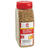 Lawry's Salt Free 17 Seasoning, 10 oz - One 10 Ounce Container of 17 Seasoning Spice Blend Including Toasted Sesame Seeds, Turmeric, Basil and Red
