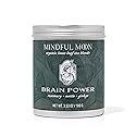 Brain Power Herbal Tea by Mindful Moon - Focus & Memory Support Blend with Ginkgo, Nettle & Rosemary - Caffeine-Free, Loose Leaf (Large)