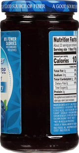 Polaner Sugar Free with Fiber, Blueberry Preserves, 13 Ounce