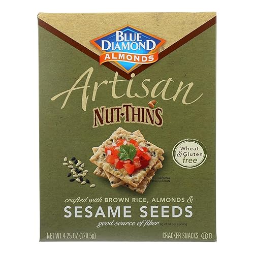 Artisan Nut Thins Sesame Seeds Cracker 4.25 Ounces (Case of 12)