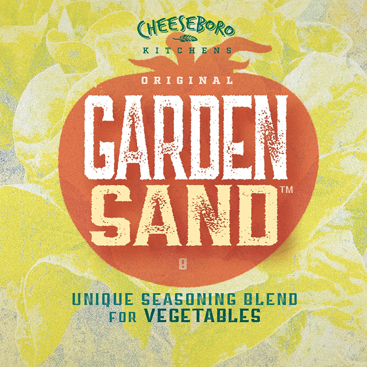 CHEESEBORO KITCHENS Garden Sand™ • Original Seasoning Blend for Veggies, Salads | Use Before, During, or Cooking | Low Sodium, Calorie Free, Fat Free