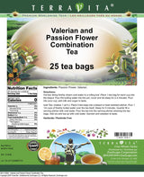 Valerian and Passion Flower Combination Tea (25 tea bags, ZIN: 513636)
