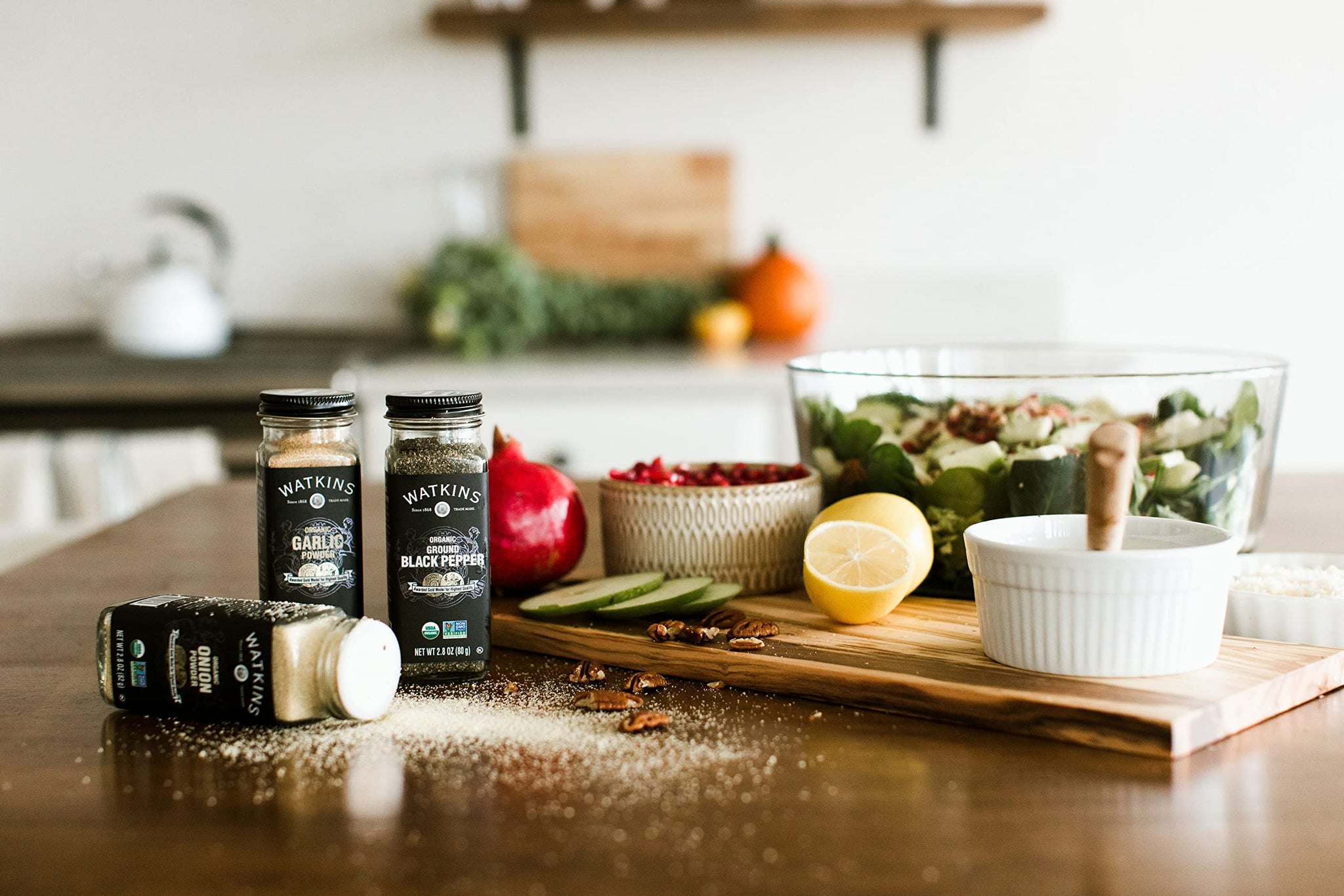Watkins Gourmet Organic Spice Jar, Onion Powder, 2.8 Oz