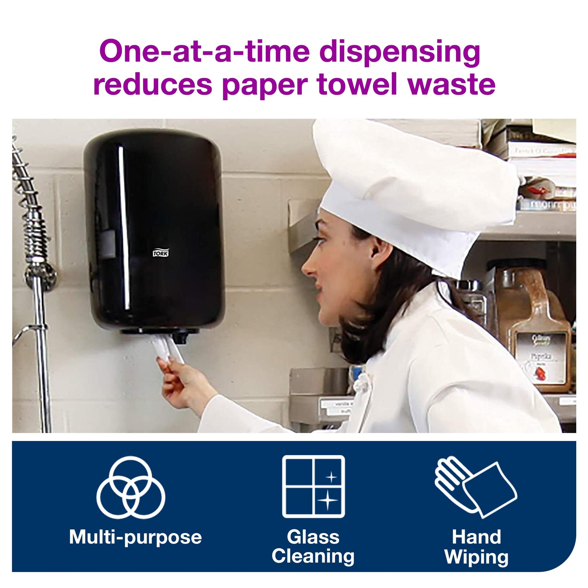 Tork Soft Centerfeed Hand Towel White M2, High Absorbency, 6 x 600 Sheets, 121204