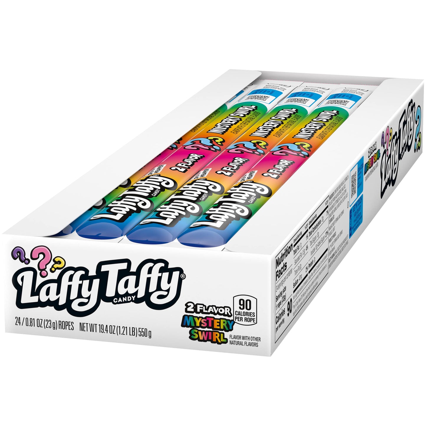 Laffy Taffy 2 Flavor Mystery Swirl Rope .81-oz. - Case of 24