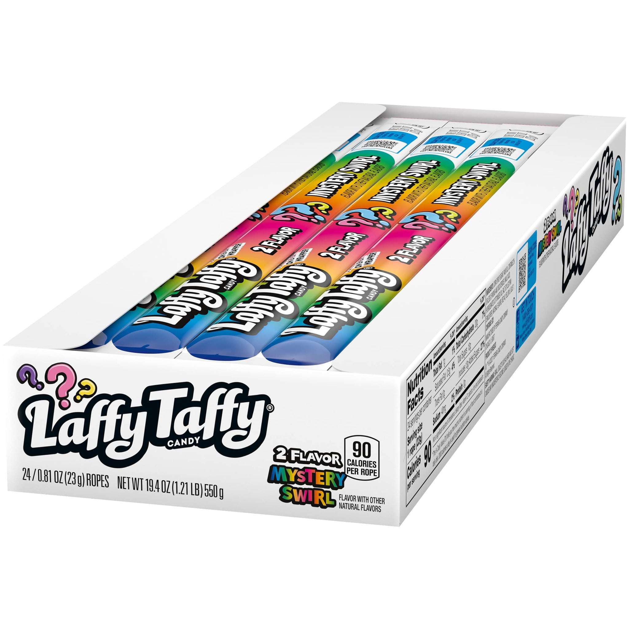 Laffy Taffy 2 Flavor Mystery Swirl Rope .81-oz. - Case of 24