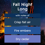 Glade PlugIns Refills Air Freshener, Scented and Essential Oils for Home and Bathroom, Fall Night Long + Starlight & Snowflakes Mix Pack, 4.69 Fl Oz