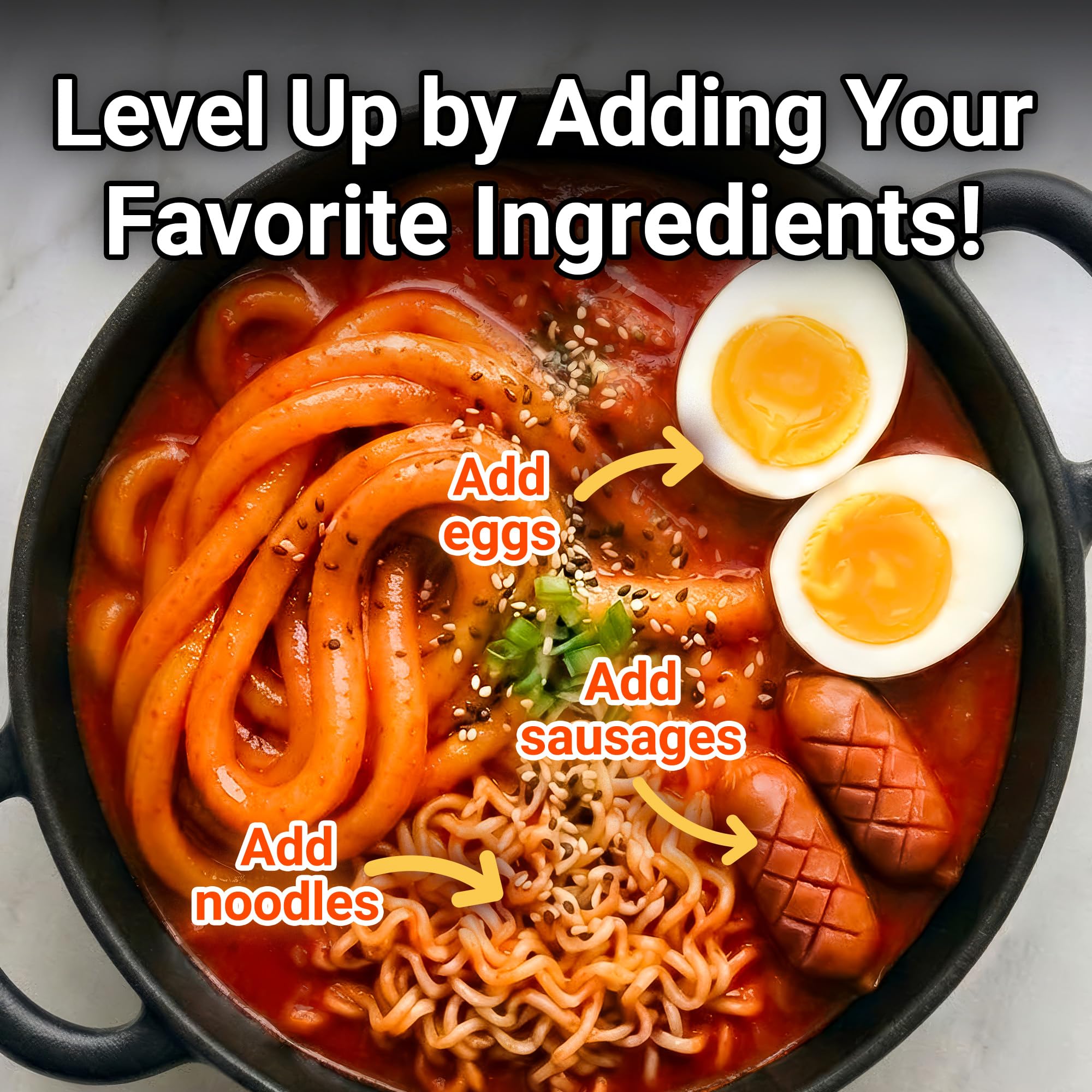 Nongshim Tteokbokki Style Noodles, Sweet and Spicy Sauce, Korean Instant Noodles, Wheat Stir Fry Style Noodles, Korean Street Food-Inspired Flavor
