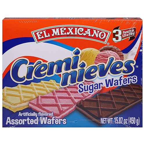 El Mexicano, Cremi Nieves Sugar Wafers, 15.87 Ounce