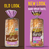 Nature's Own Perfectly Crafted Multigrain Bread, Thick Sliced Non-GMO Sandwich Bread, 22 oz Loaf