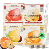 Waterdrop Hydration Cubes With Vitamin C, B Vitamins and Electrolytes, 4 Flavor Electrolyte Variety Pack, Flavored Water Enhancer Cubes for Still