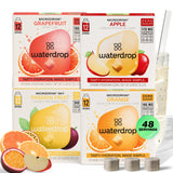 Waterdrop Hydration Cubes With Vitamin C, B Vitamins and Electrolytes, 4 Flavor Electrolyte Variety Pack, Flavored Water Enhancer Cubes for Still