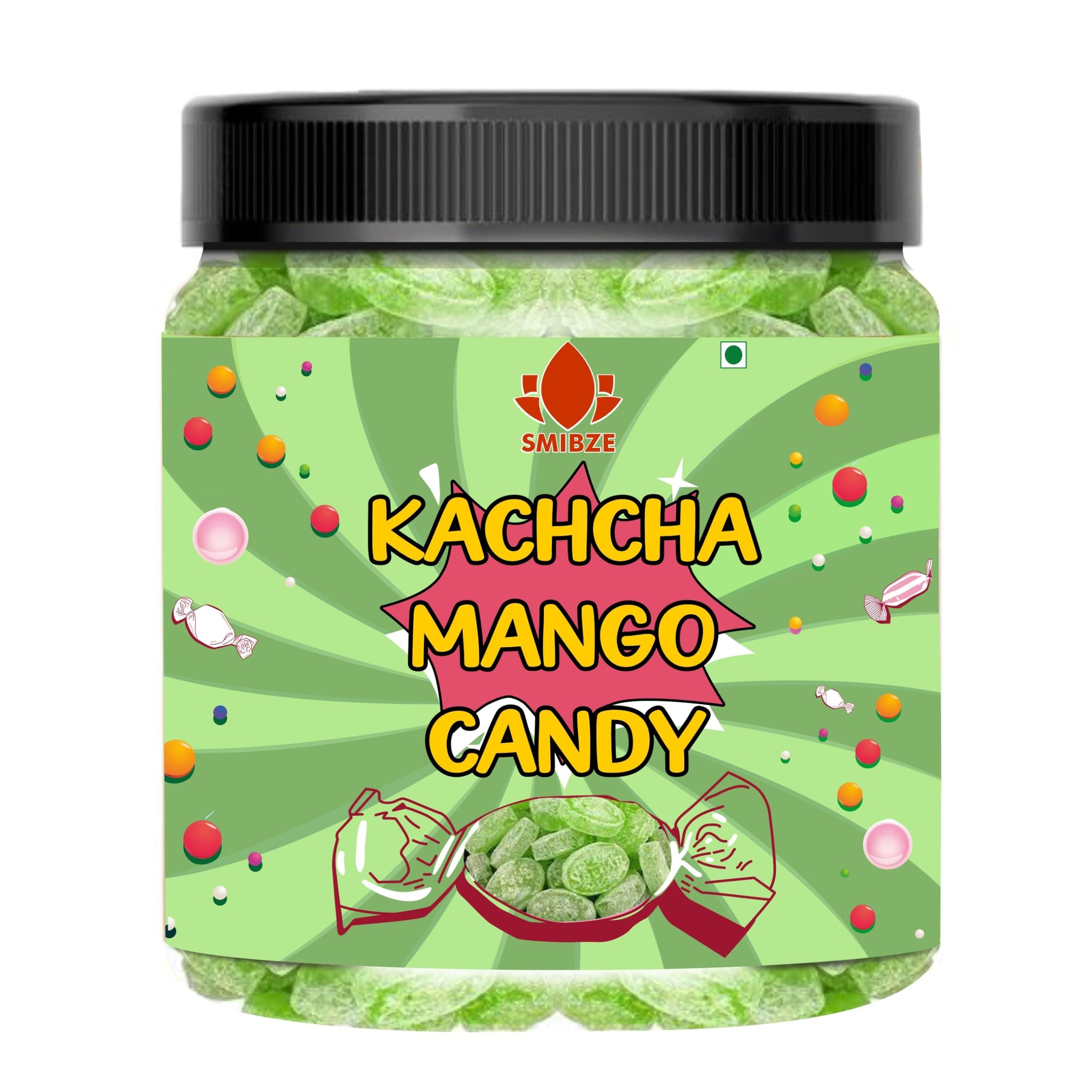 SMIBZE Natural Kachcha Mango Candy 100 GM (Pack of 1) SMIBZE