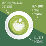 Two Leaves and a Bud Nice Matcha Latte Blend, Japanese Matcha Green Tea Powder, 2 Resealable Bags, 224g
