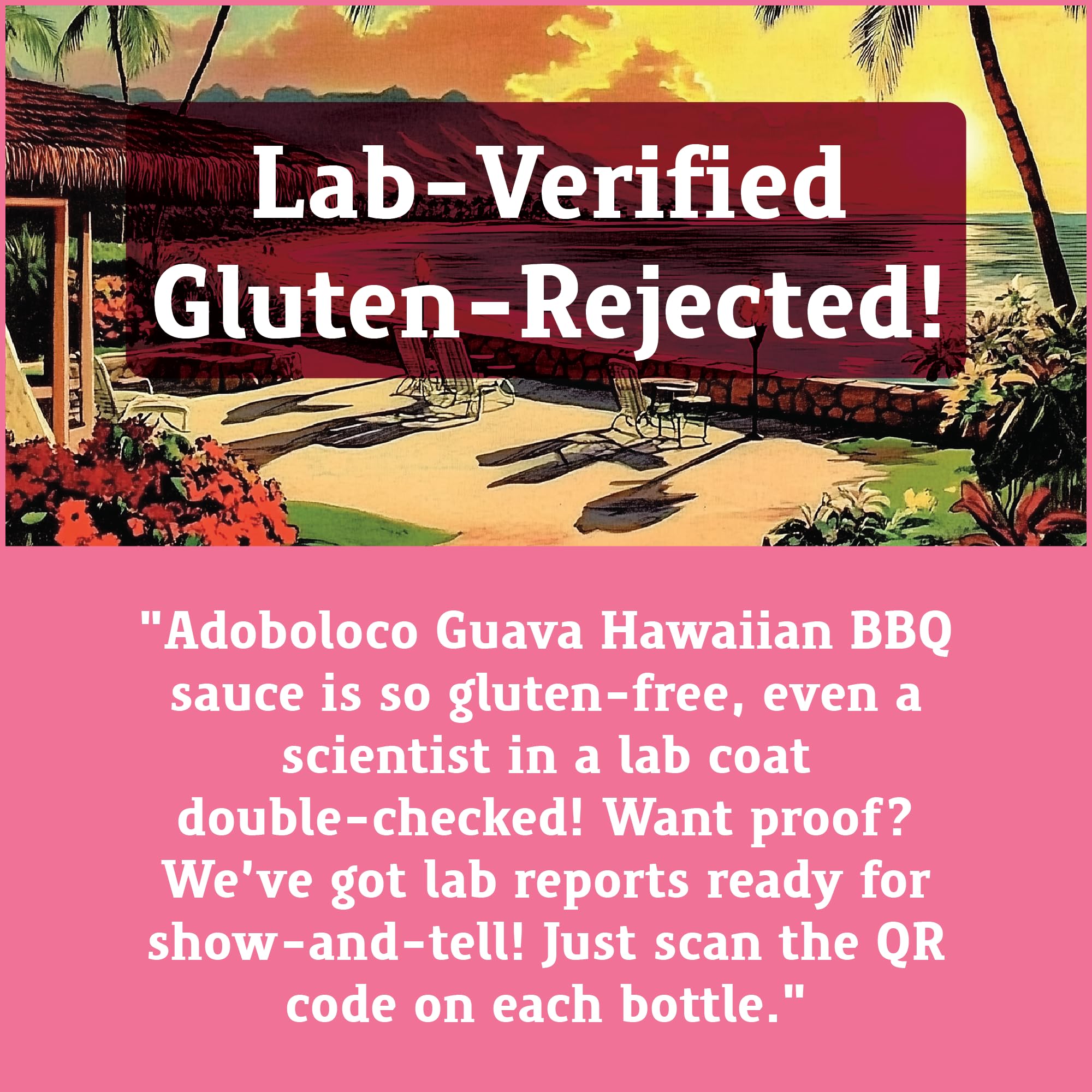 Adoboloco Guava Hawaiian Barbecue Sauce - Gluten Free