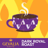 GEVALIA Dark Royal Roast Coffee, K-CUP Pods, 6.2 oz, 18 Count