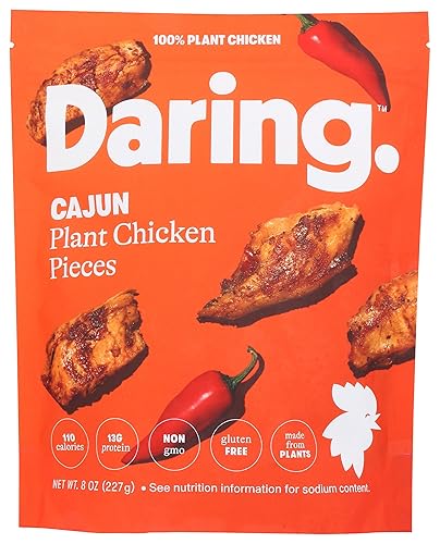Daring Cajun Plant Chicken Pieces, 8 Oz