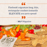 Firehook Sea Salt Crackers - Artisan Baked, Uniquely Crunchy, Baked with Simple Ingredients - Organic, Non-GMO, Kosher - 8 oz Box