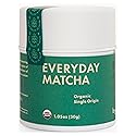 Rishi Tea Everyday Matcha - Organic Japanese Daily Matcha Green Tea Powder for Cafe-Quality Matcha Drinks, Hot or Iced - 1.05 Oz Tin