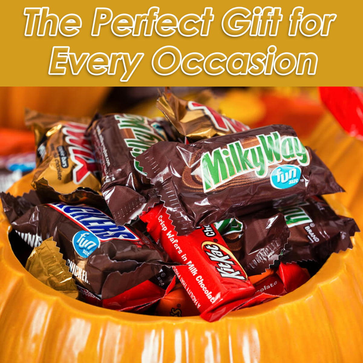 CandyKrave Halloween Assorted Chocolate Candy Variety Pack - 4lb Assorted Bulk Chocolate Candy & Chocolate Gifts - Halloween Chocolate Candy