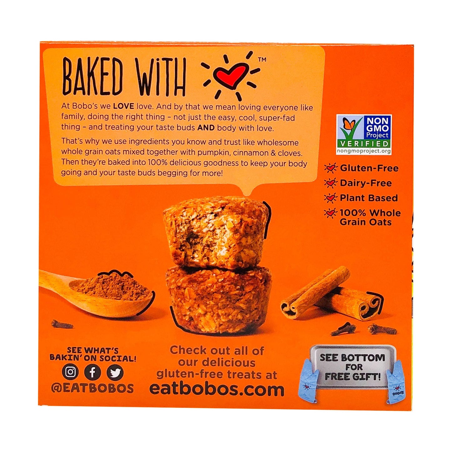 Bobo'S Oat Bars Pumpkin Spice Oat Bites, 13 Oz