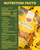 SteadyCrunch Island Power Trail Mix - Gluten Free & Vegan Travel Snacks - Mixed Nuts, Dried Fruit Healthy Snacks for Adults & Kids - Cashew, Macadamia