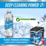Oh Yuk Ice Machine Cleaner Descaler - Scale & Buildup Remover, Nickel-Safe Ice Maker Cleaning Solution, Compatible with GE nugget, Igloo & All