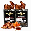 Delicious Maple Bacon Jerky - Made from 100% Real Uncured Bacon - Thick-Cut, Sweet & Savory Candied Bacon Strips - Irresistibly Flavorful Snack - 4oz