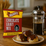 Brenda's Chocolate Gravy Mix - Classic Southern Style, 8.8 oz, 2 Pack
