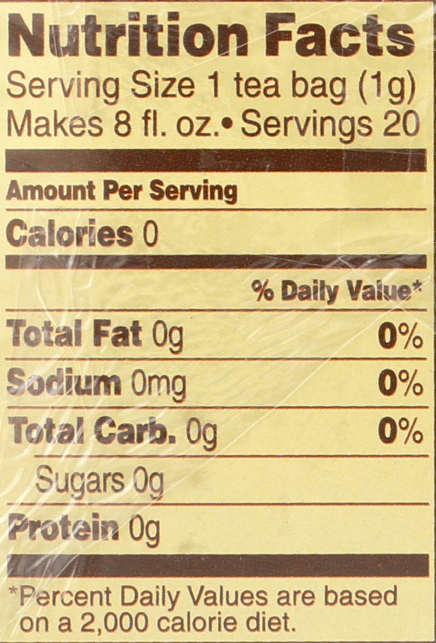 Celestial Seasonings Herbal Tea, Chamomile, 20 Count
