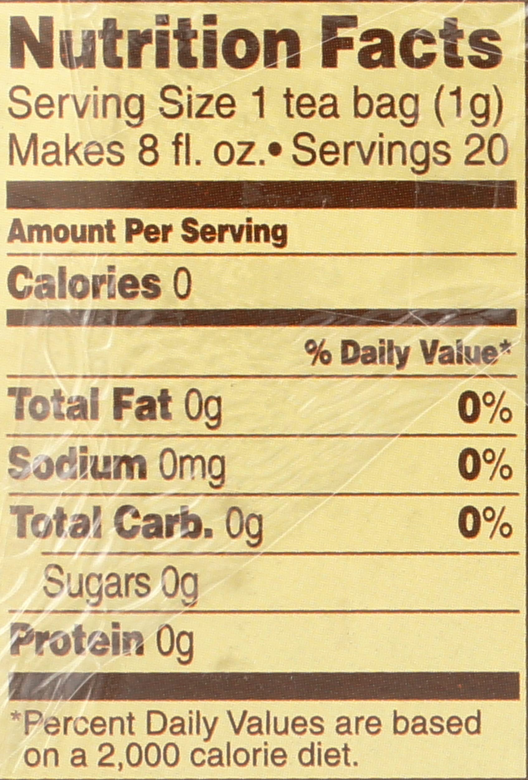 Celestial Seasonings Herbal Tea, Chamomile, 20 Count