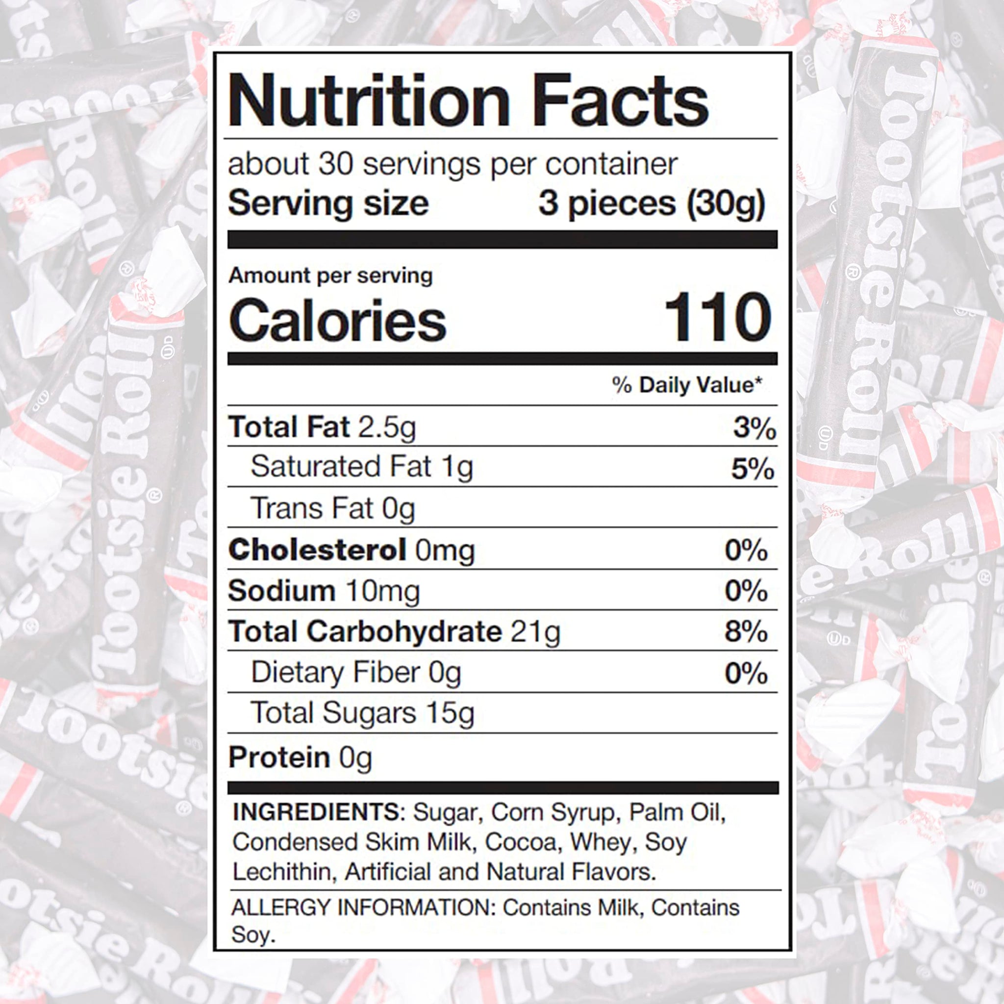 Roll Twists Chocolate Candy - 2 Pounds | Rolls Chocolate Long Individually Wrapped Candy, Bulk Pack