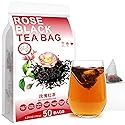 Plant Gift Rose Black Tea Bag 5.29oz (3g*50bags) MEI GUI HONG CHA Black Tea, Double Rose, Chinese Pure Nature, Health Care Mixed Tea, Combination