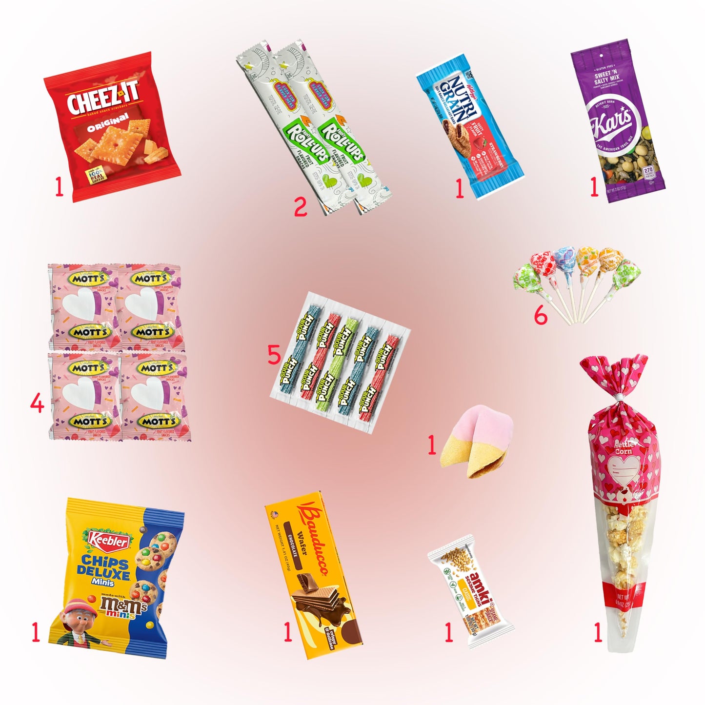 Valentine’s Snack Box College Care Package (45 Count) Fun Romantic Gift Idea Assortment Cookies Chips Snacks Variety Pack Boyfriend Girlfriend Kids