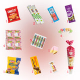 Valentine’s Snack Box College Care Package (45 Count) Fun Romantic Gift Idea Assortment Cookies Chips Snacks Variety Pack Boyfriend Girlfriend Kids