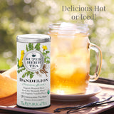 The Republic of Tea - Organic Dandelion SuperHerb Tea Tin, 36 Herbal Tea Bags, Naturally Caffeine-Free