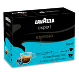 Lavazza Expert Espresso Decaf Capsules, Medium Roast, Arabica and Robusta Blend, Compatible with Lavazza Classy Machines (72 Capsules)