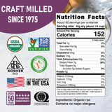 Great River Milling Organic Whole Grain Rye Berries | High-Fiber, Nutrient-Rich Ancient Grain | Non-GMO, Kosher | Ideal for Baking, Sourdough, Salads