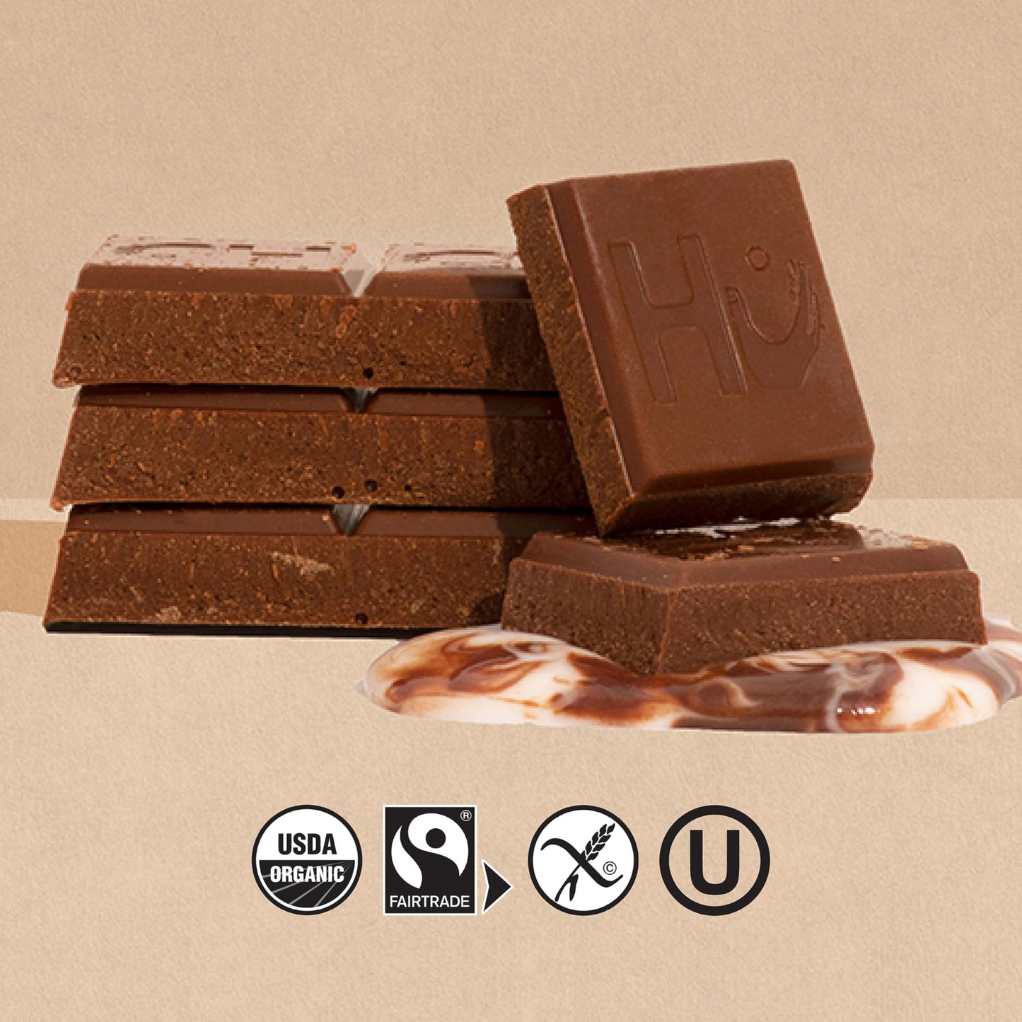 Hu Simple Milk Chocolate Bar, 2.1 Ounce Bar, 1 Count
